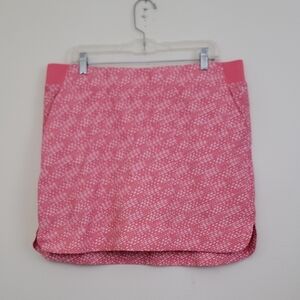 Cypress Club Pink & White Print Skorts XL